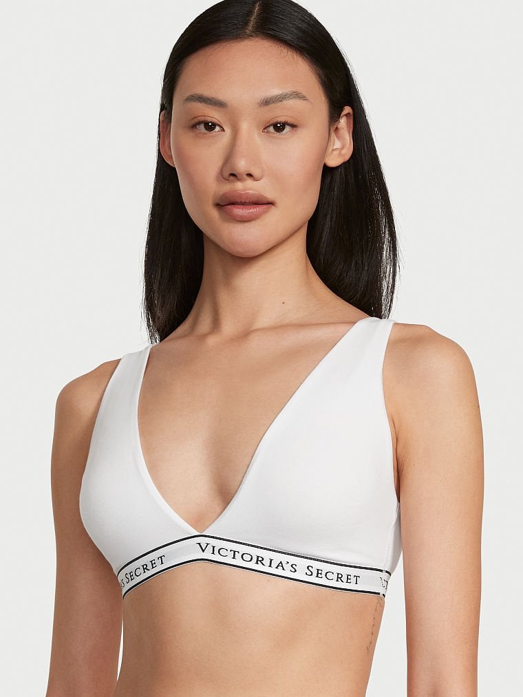 victoria secret white sports bra