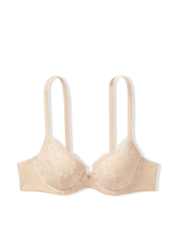 Buy Body By Victoria Lightly-Lined Lace Detail Shimmer Demi Bra Online in  Doha & Al Wakrah
