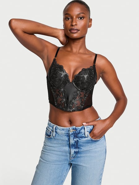 Buy Sexy Women Cutout Caged Strappy Crop Top Bra Bralette Bustier Corset  Shirt Tank (L) Online at desertcartSeychelles